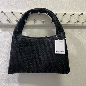 Walter Baker Black Woven Women's Bag